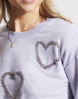 Follow Your Heart Cropped Lounge Set