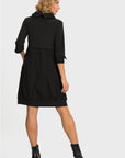 Joseph Ribkoff Dual Fabric 3/4 Sleeve Dress