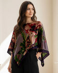 Silk Scarf Poncho