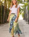 Floral Yoke Crochet Top