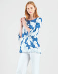 Pull-Tie Cuff Tunic - Mum Sketch