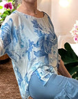 Italian Silk Printed Top
