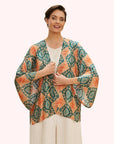 Cream Batik Kimono Jacket