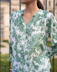 Saint Tropez Green Top
