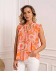 Orange Blossom Cotton Tank