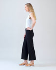 Clara Sunwoo Relaxed Kick Front Slit Ankle Pant