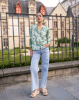 Saint Tropez Green Top