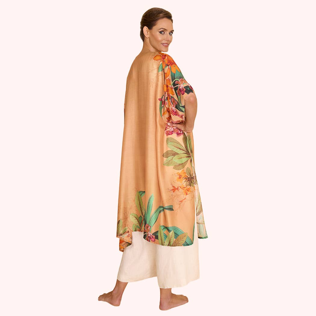 Beach Wrap Botany Bliss Champange