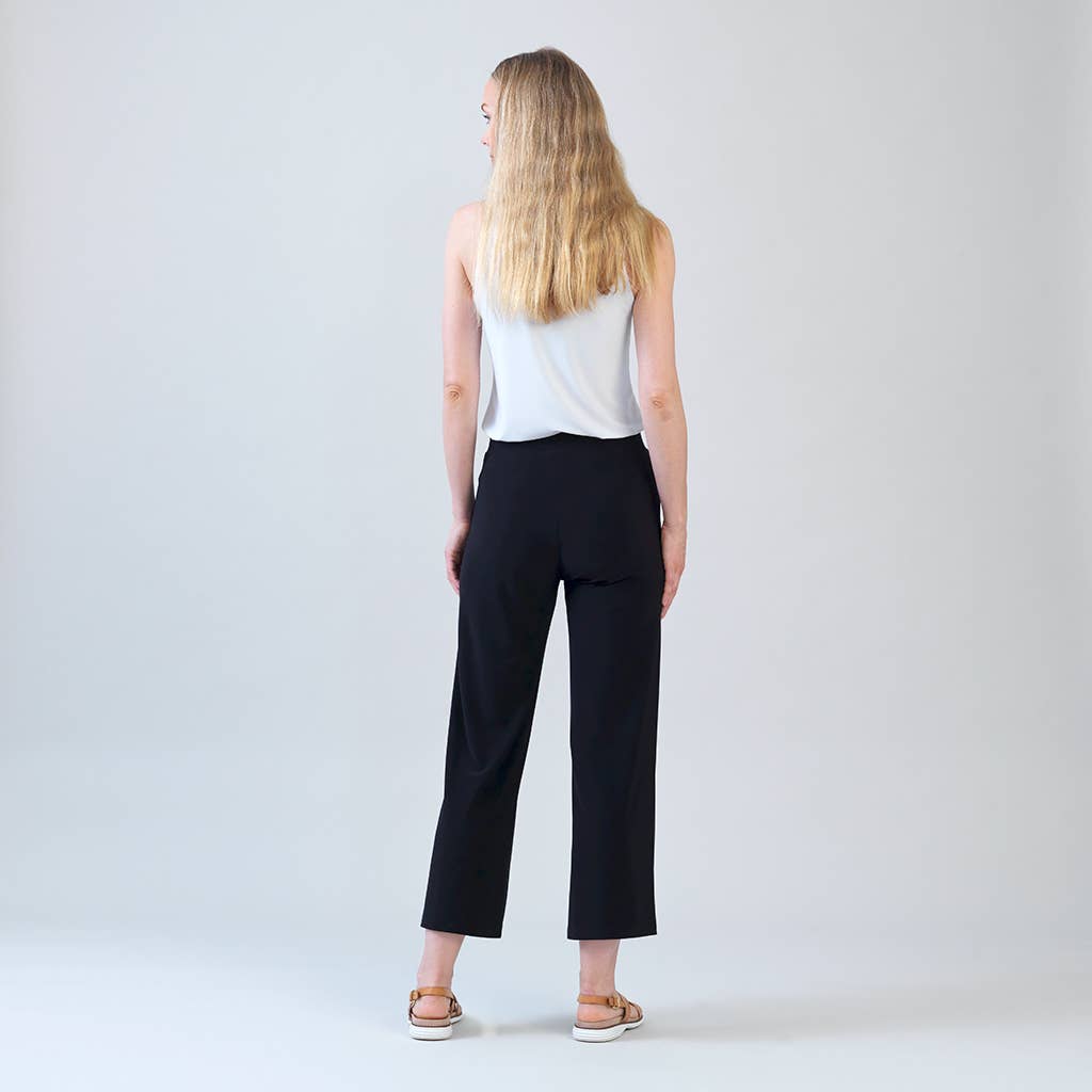 Clara Sunwoo Relaxed Kick Front Slit Ankle Pant