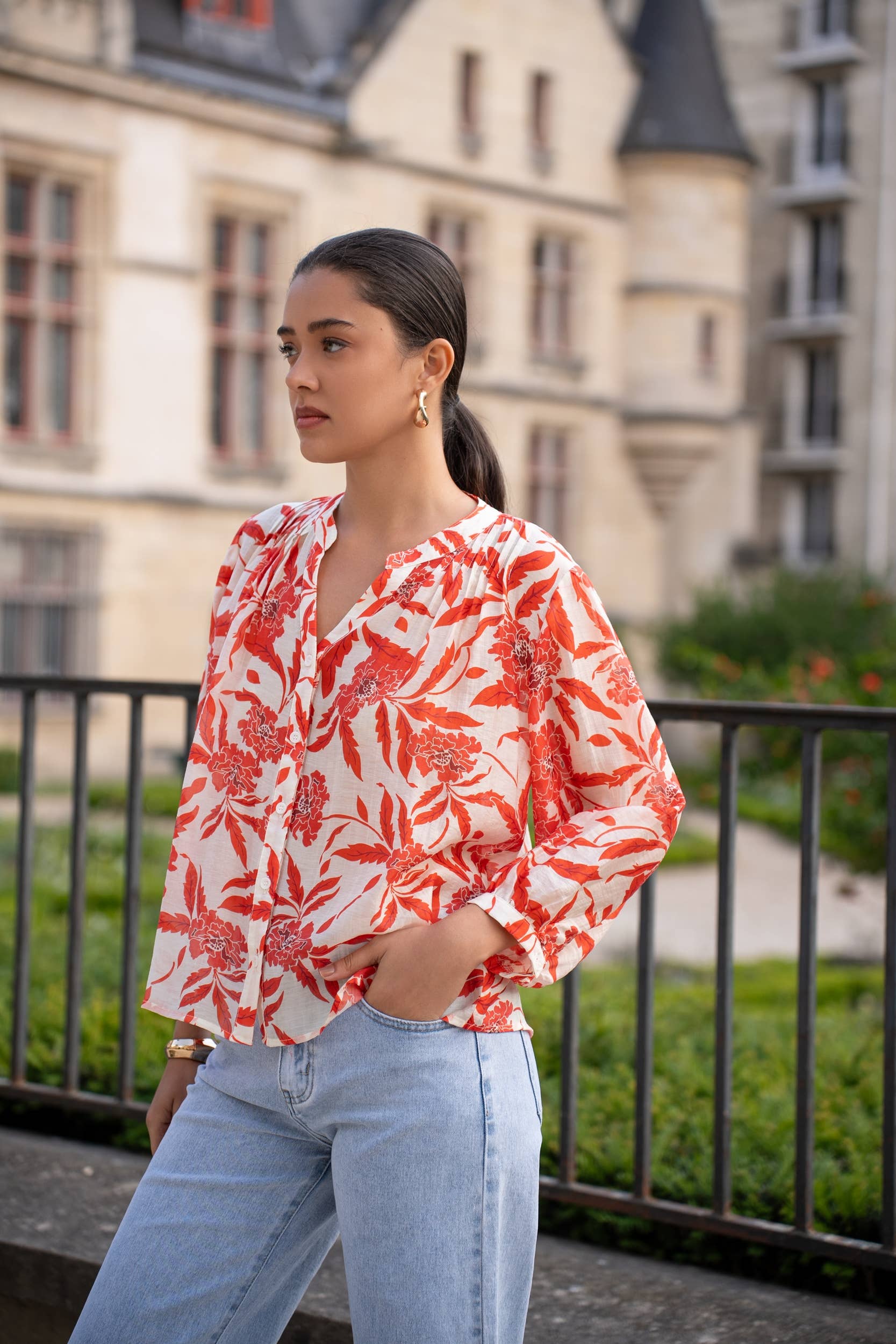 Saint Tropez Top Red