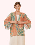 Floral Jungle Kimono Jacket in Petal