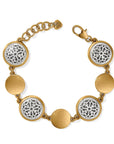 Ferrara Two Tone Luce Link Bracelet