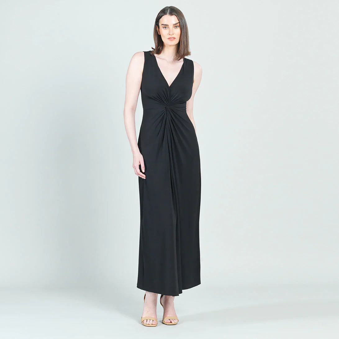 Clara Sunwoo Center Slit Maxi Dress - Black