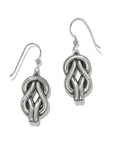 Interlok Harmony Two Tone French Wire Earrings