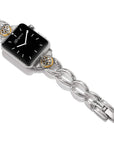 Interlok Noir Two Tone Watch Band