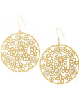 Posey Disc French Wire Earrings