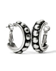 Pretty Tough Stud Medium Leverback Hoop Earrings