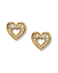 Enchanting Heart Post Earrings