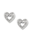 Enchanting Heart Post Earrings