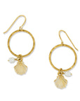 Sunset Cove Pearl French Wire Earrings