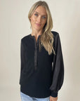 Janie Satin Sleeve Top