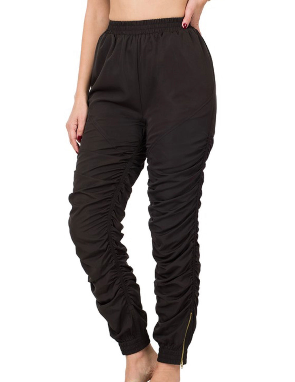 Ruched Swoosh Jogger