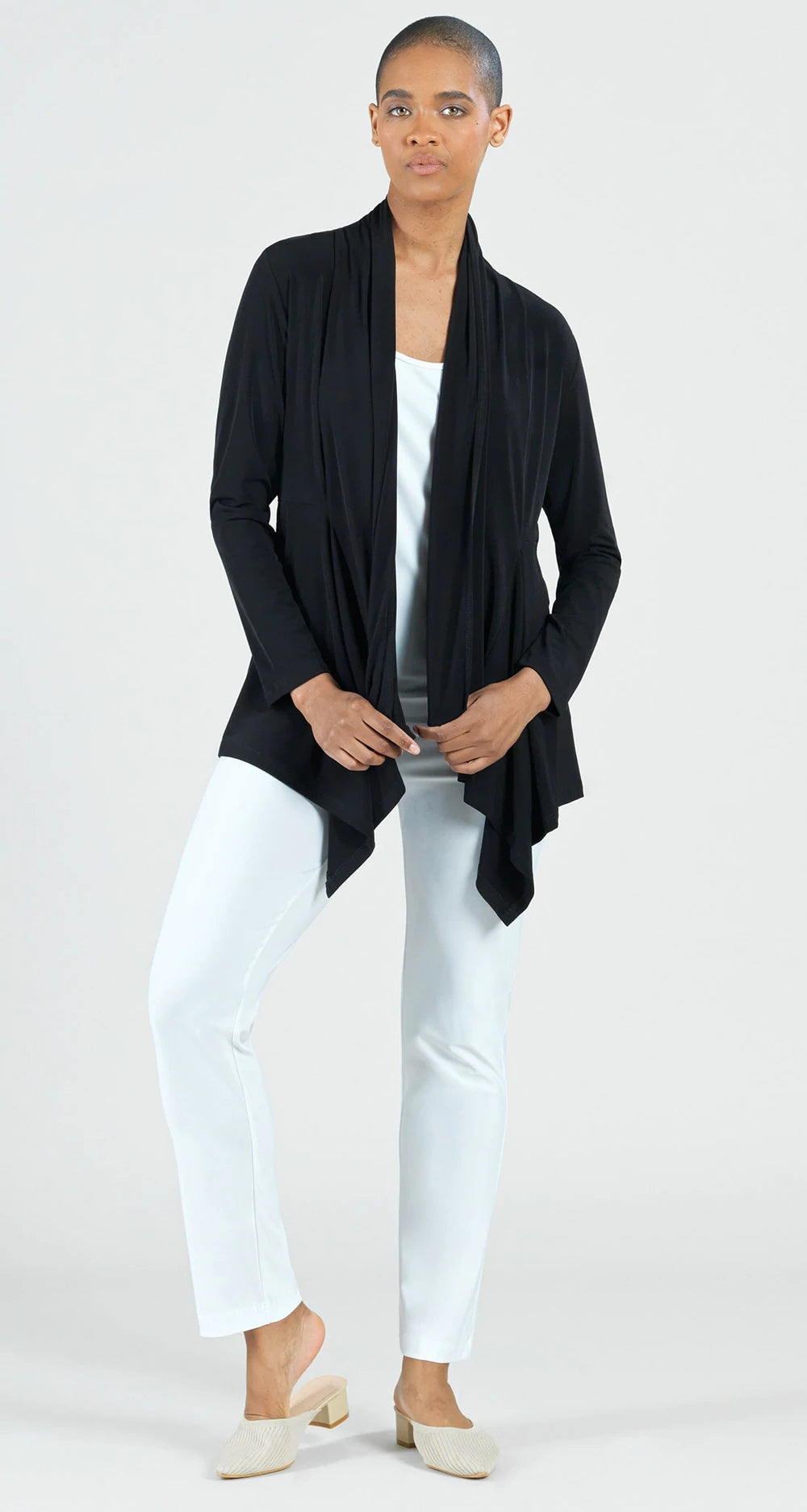 Clara Sunwoo Drape Tunic Cardigan